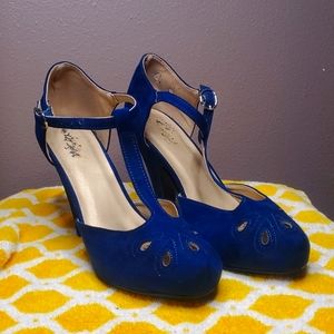 ModCloth The Zest is History-Blue-Size 9